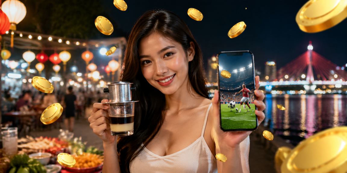 Người chơi tại Đà Nẵng thưởng thức cà phê trong khi theo dõi kèo Sports Betting trực tuyến