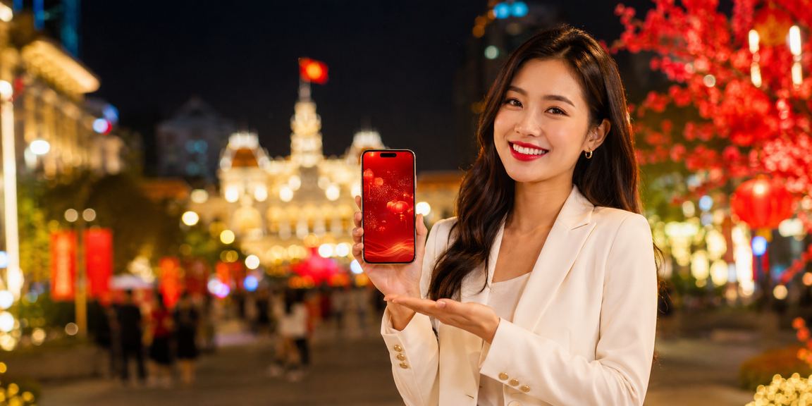 Người chơi trẻ tại TP Hồ Chí Minh tham gia cá cược mobile trong không khí lễ hội